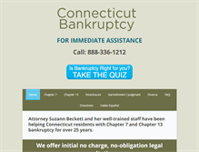 Tablet Screenshot of connecticut-bankruptcy.com